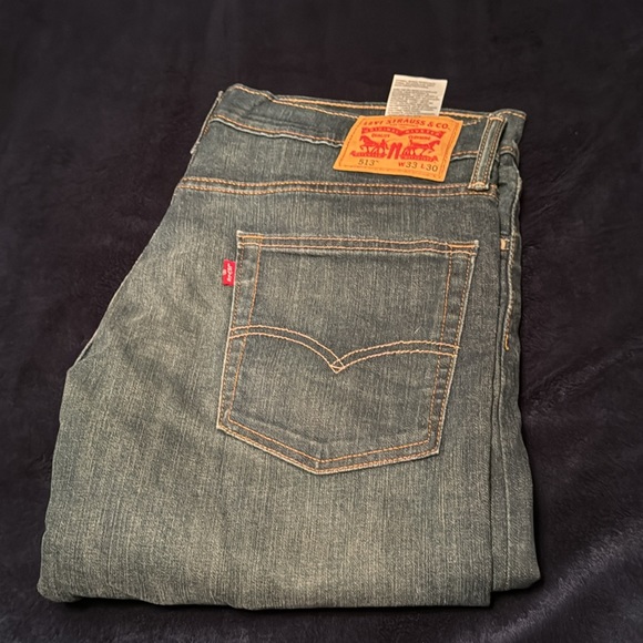 Men’s 513™ SLIM STRAIGHT LEVI'S® FLEX MEN'S JEANS - Picture 4 of 9